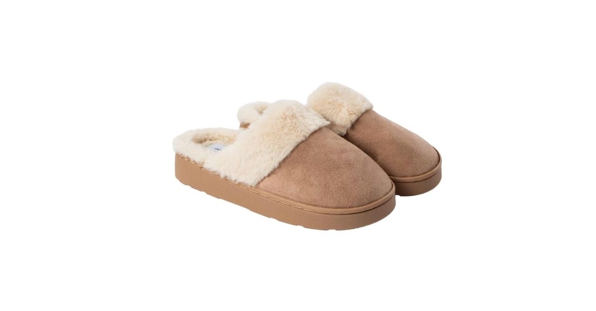 suede scuff slippers