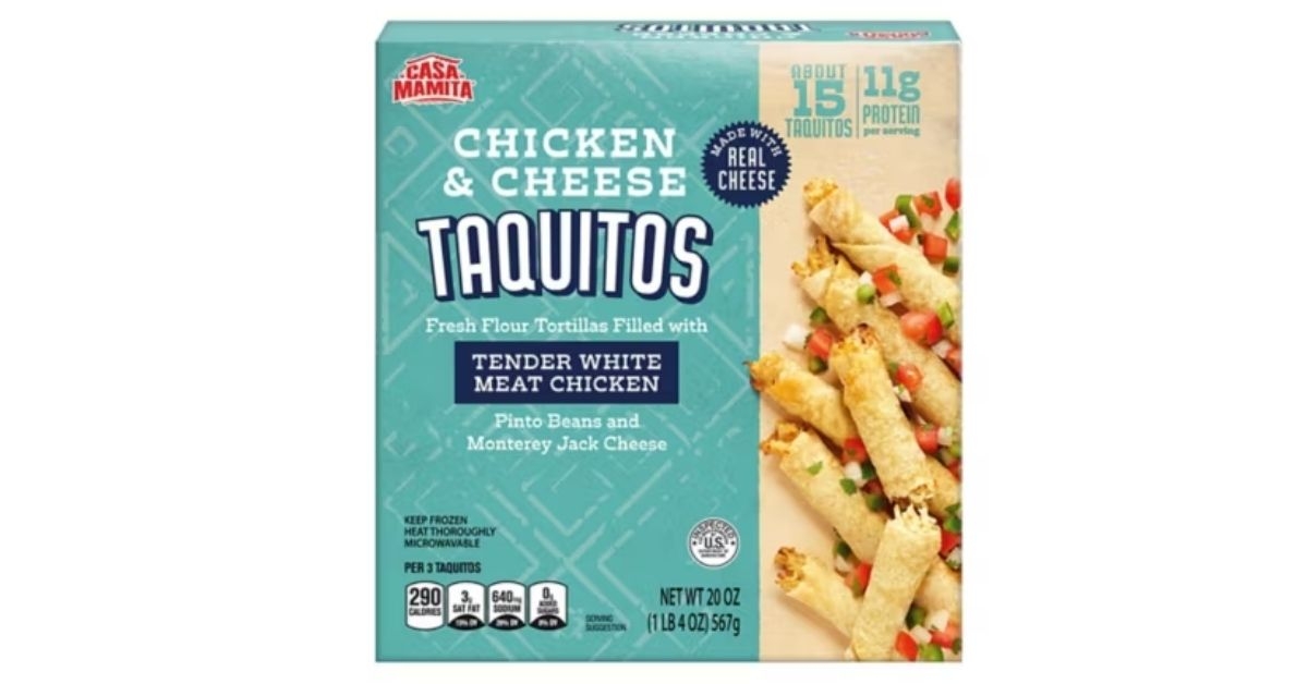 casa mamita chicken and cheese taquitos