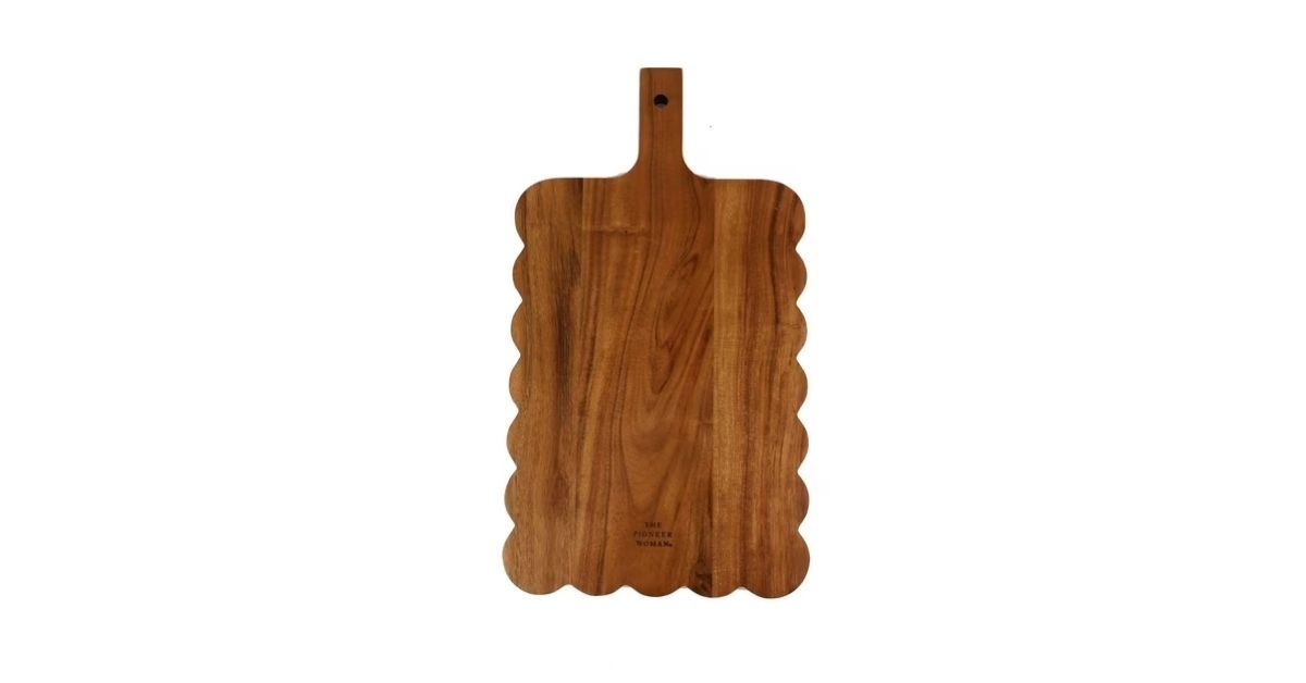 wood rectangle serving board