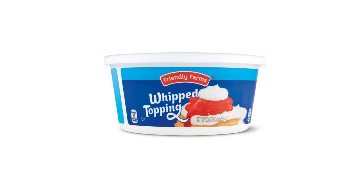 friendly farms whipped topping