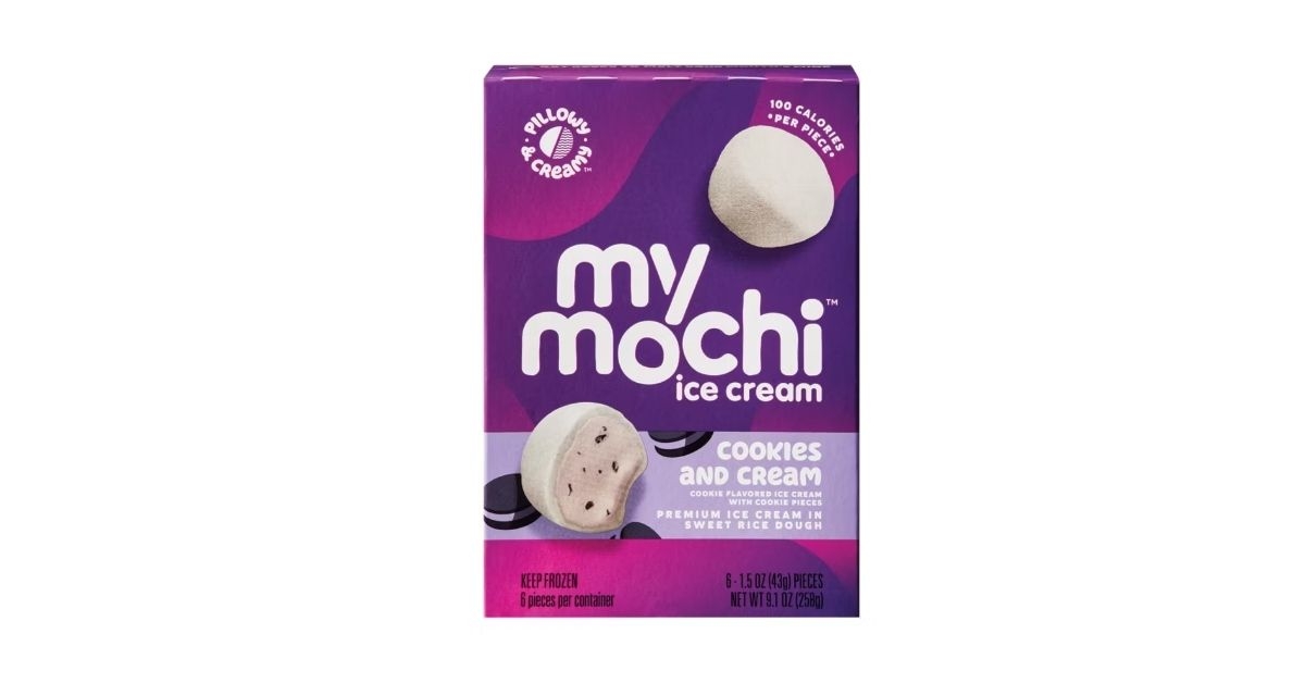 banana chocolate cream mochi ice cream