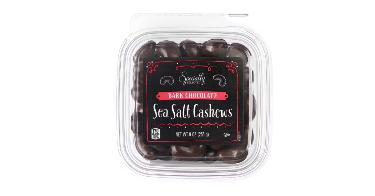 dark chocolate sea salt cashews