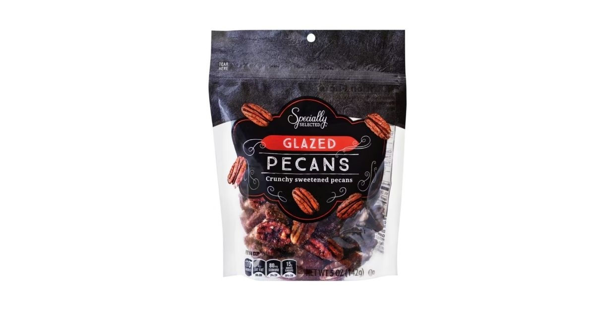 glazed crunchy sweetened pecans