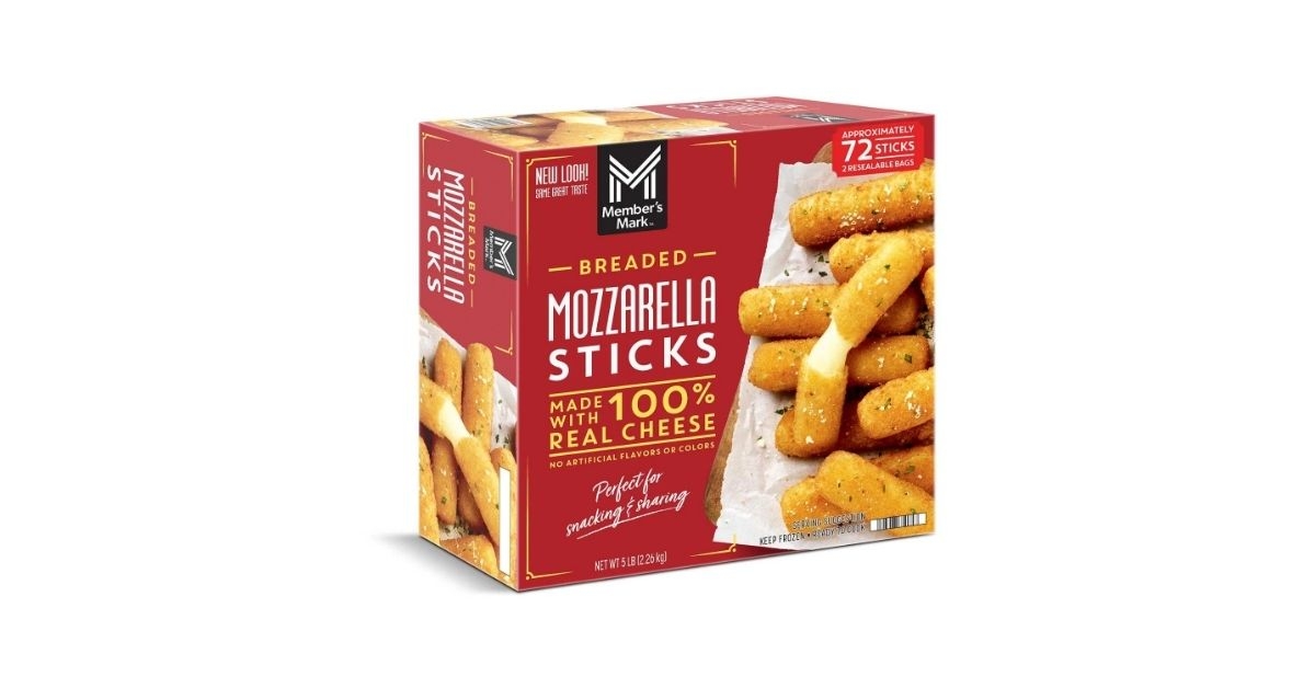 pack of mozzarella sticks
