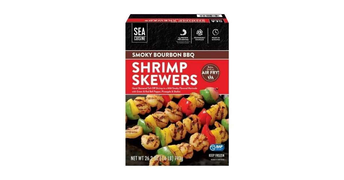 smoky bourbon bbq shrimp skewers