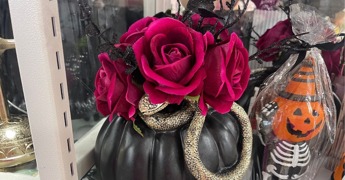 pumpkin faux flowers