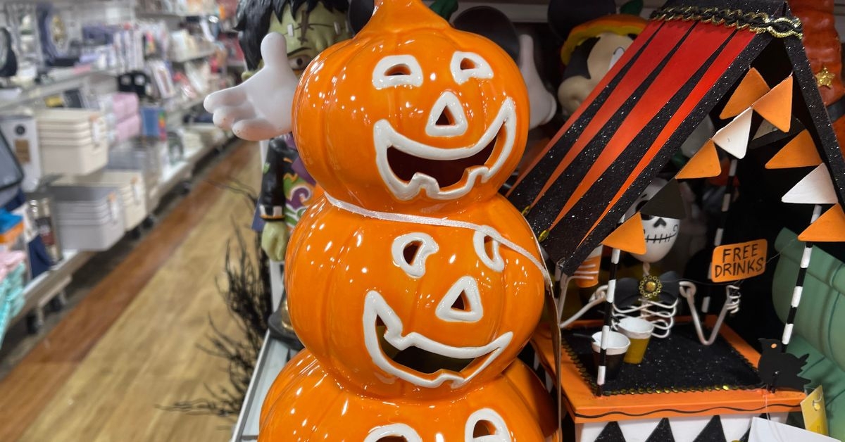 ceramic pumpkin decor