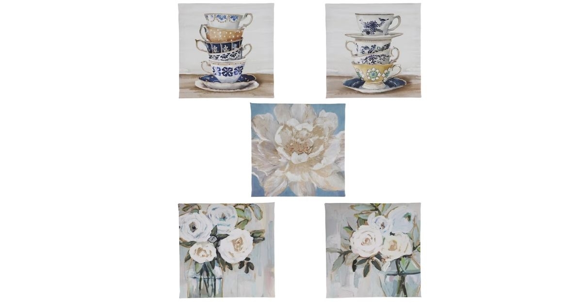 rustic chic canvas wall art