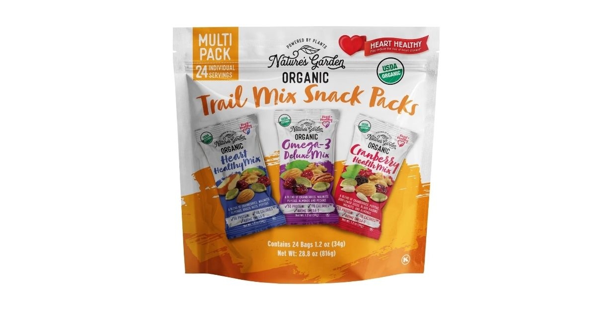 organic trail mix snack packs