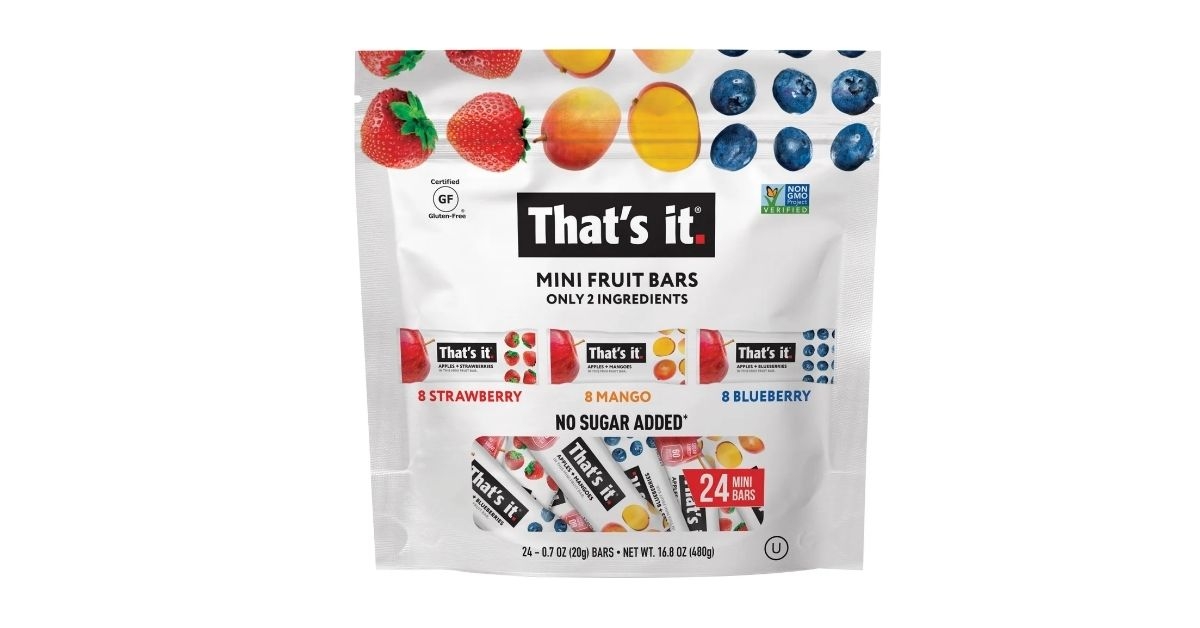 pack of mini fruit bars