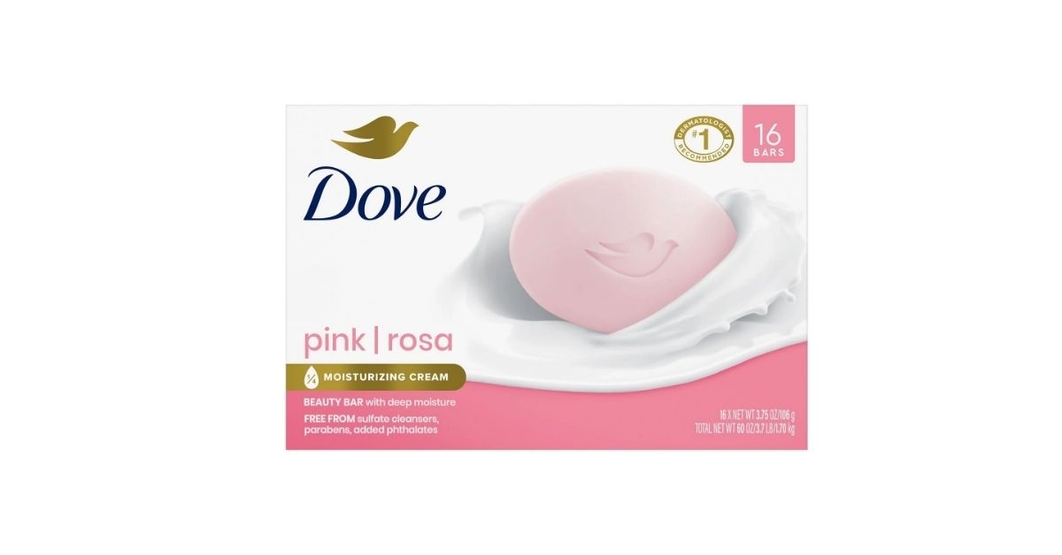 dove pink beauty bar soap