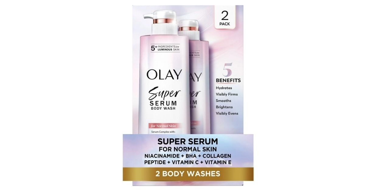 olay super serum body wash