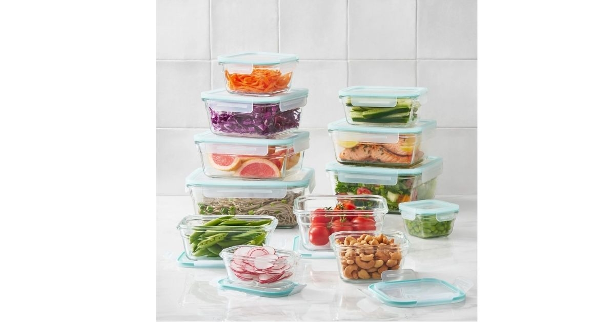 glass food storage set