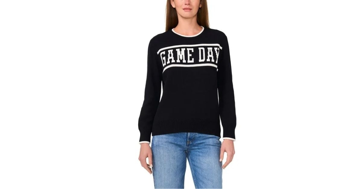 womens crewneck sweater