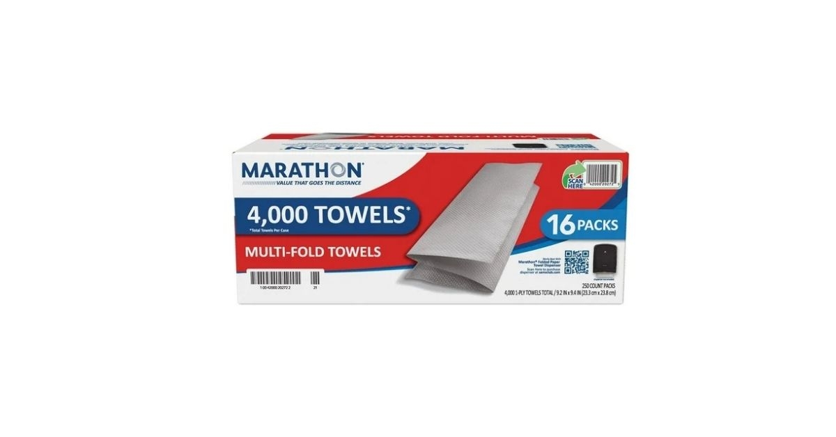 marathon white paper towels