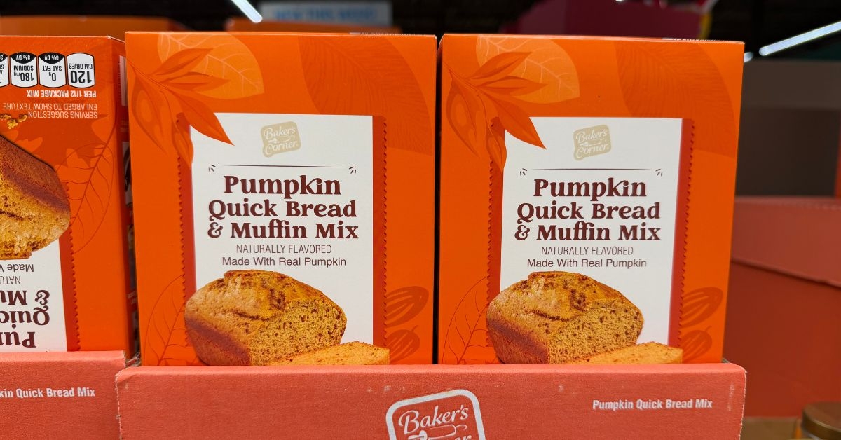 pumpkin quick bread and muffin mix