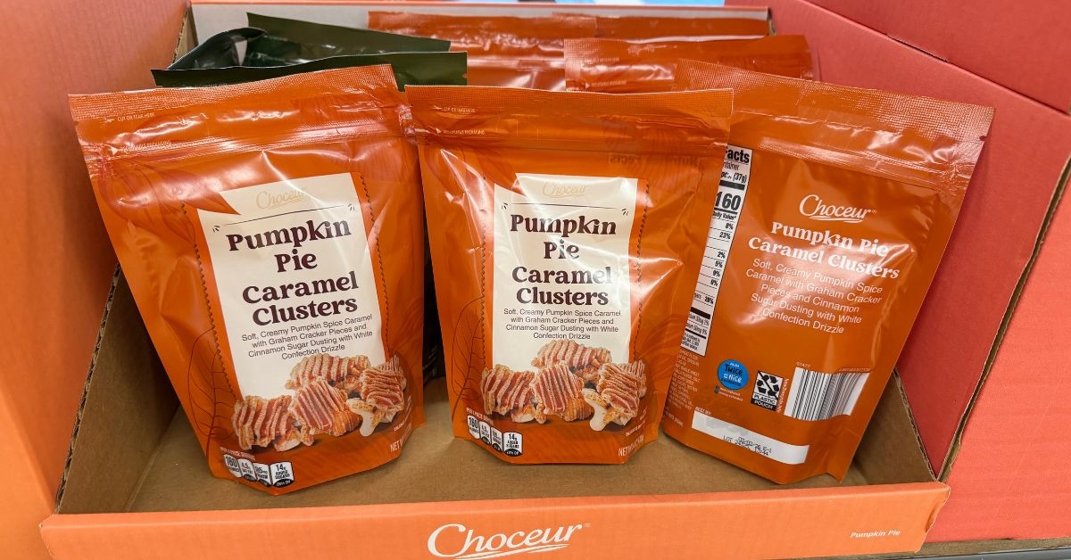 pumpkin pie caramel clusters