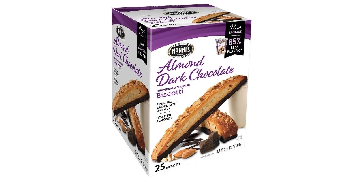 Nonni’s Bakery Almond Dark Chocolate Biscotti