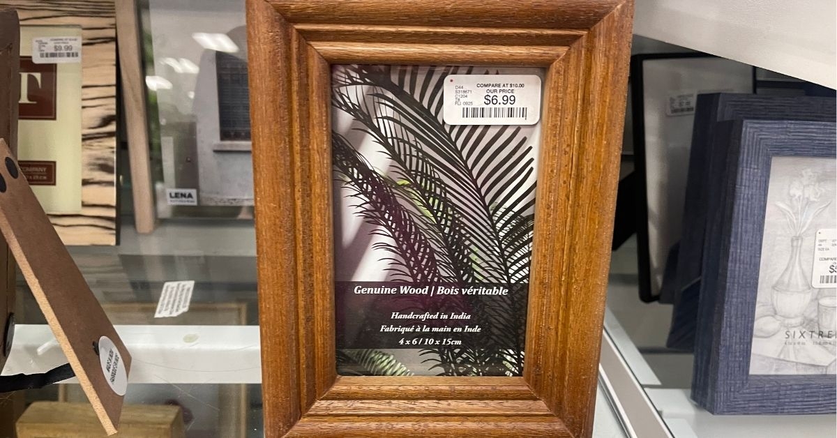 genuine wood picture frame