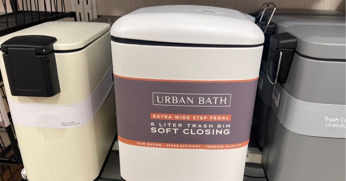 urban bath trash bin