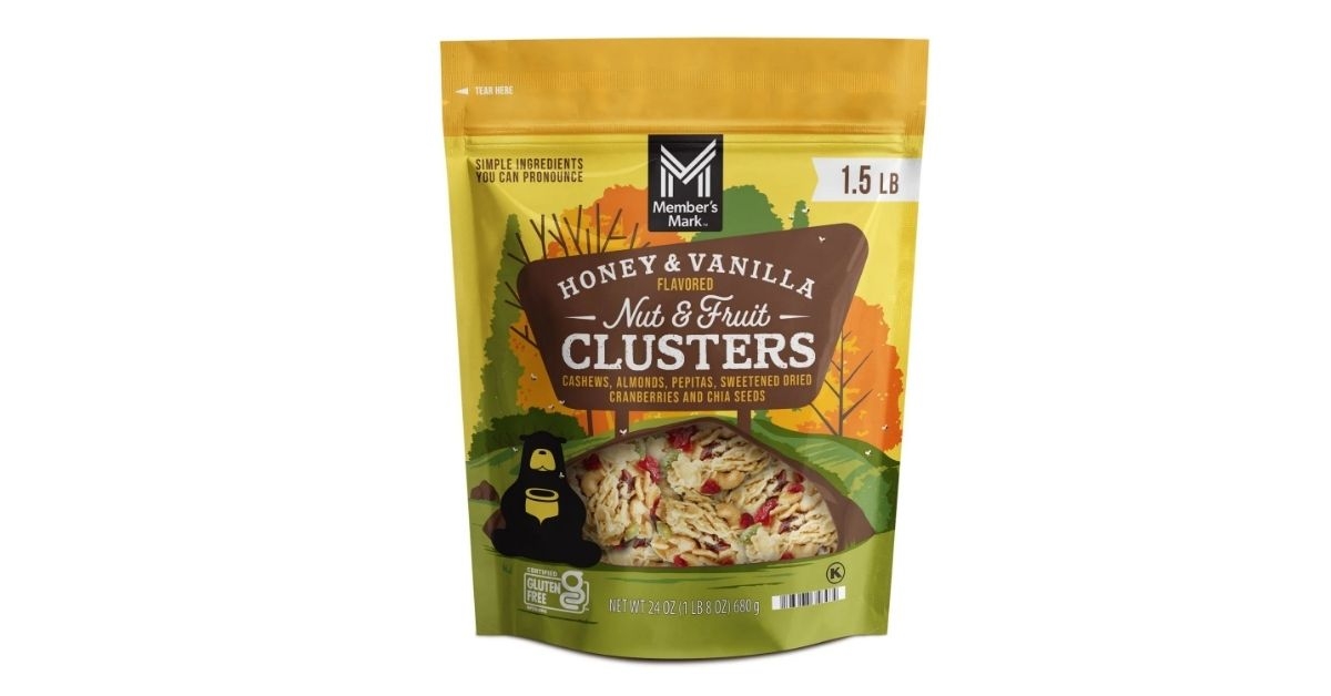 vanilla nut and fruit clusters