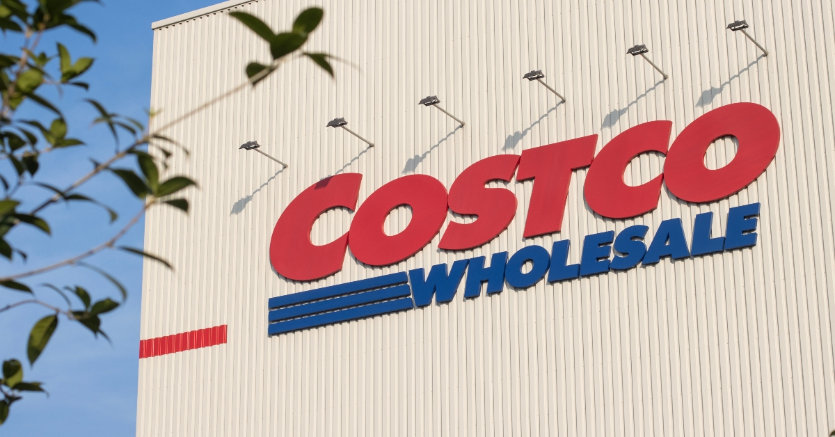 Costco logo is seen at its store in Ningbo