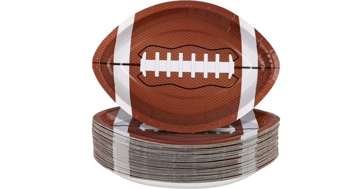 kiman football party plates