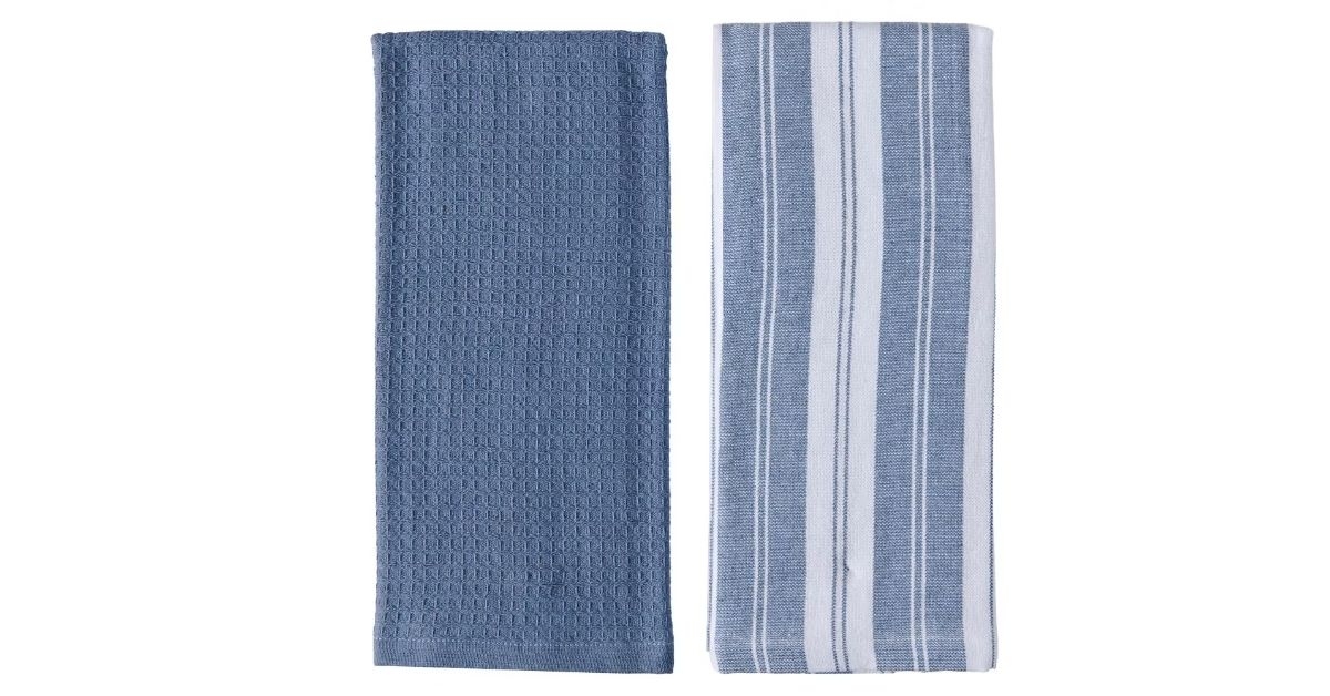 kitchen waffle towel set
