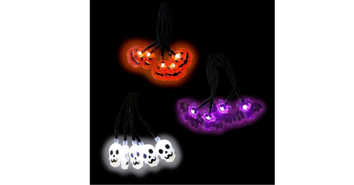 indoor halloween string led lights