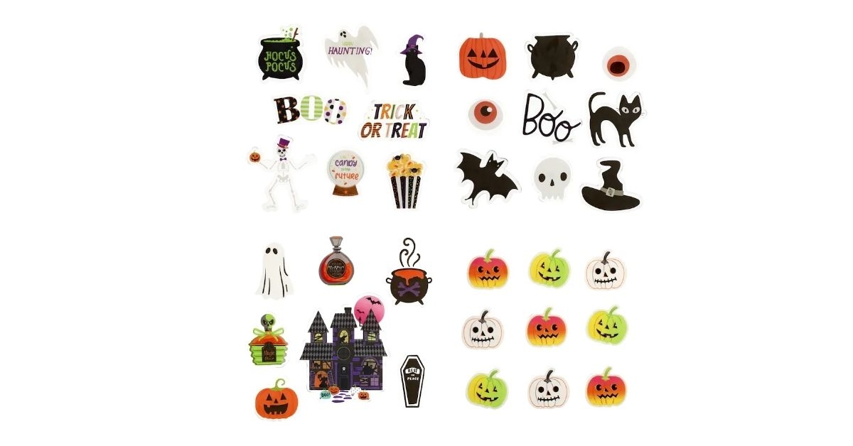 halloween window cling decorations