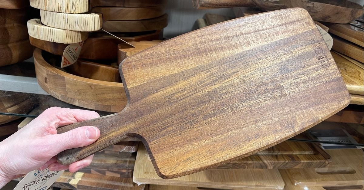 acacia wood serving board