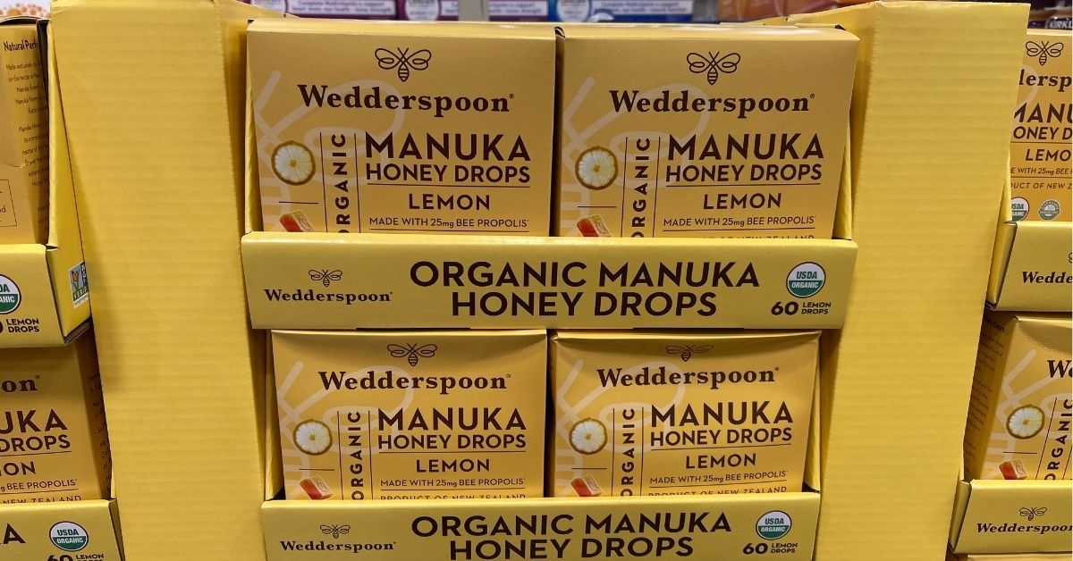wedderspoon manuka lemon honey drops