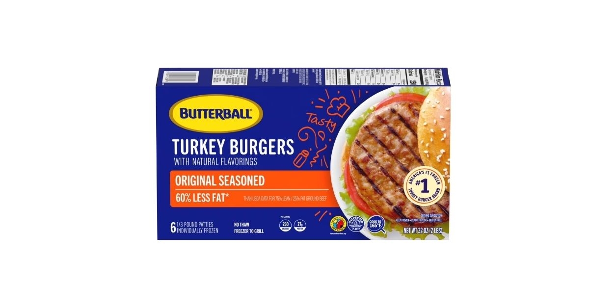 butterball frozen turkey burgers