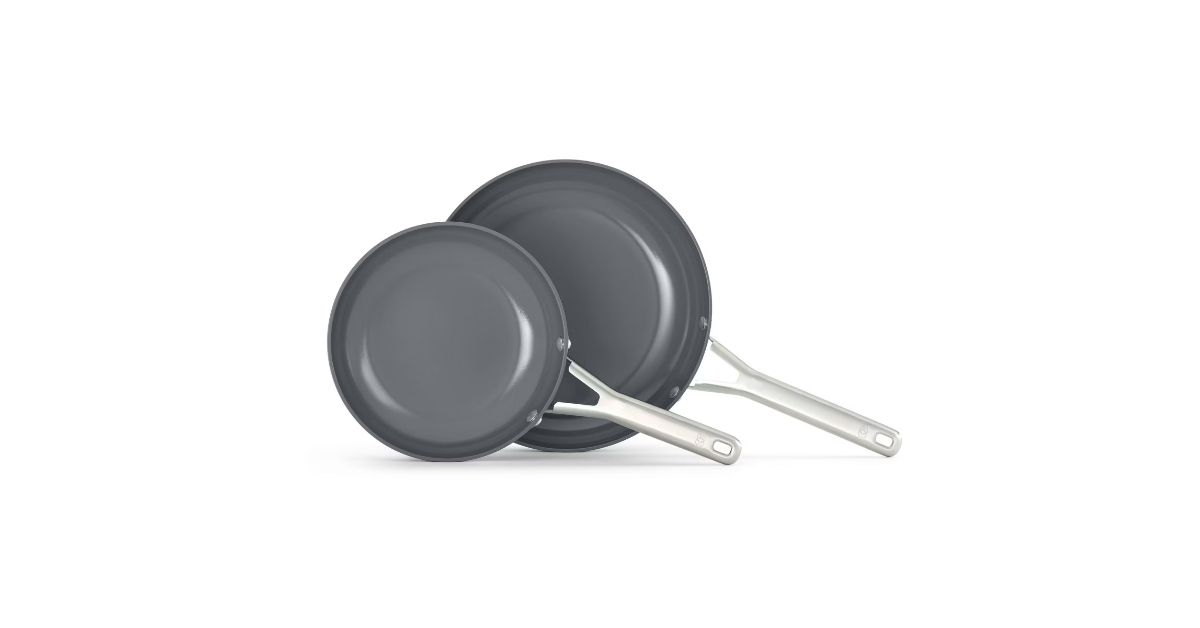ceramic fry pan combo