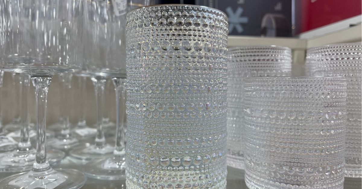 beaded drinking glasses