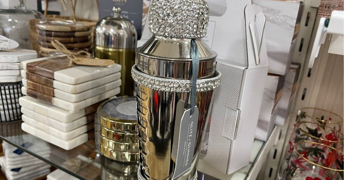 glitz glimmer cocktail shaker