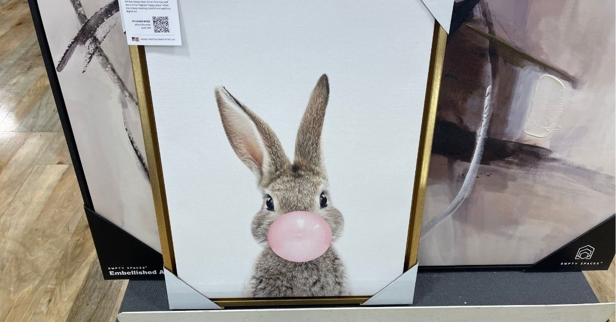 rabbit wall art