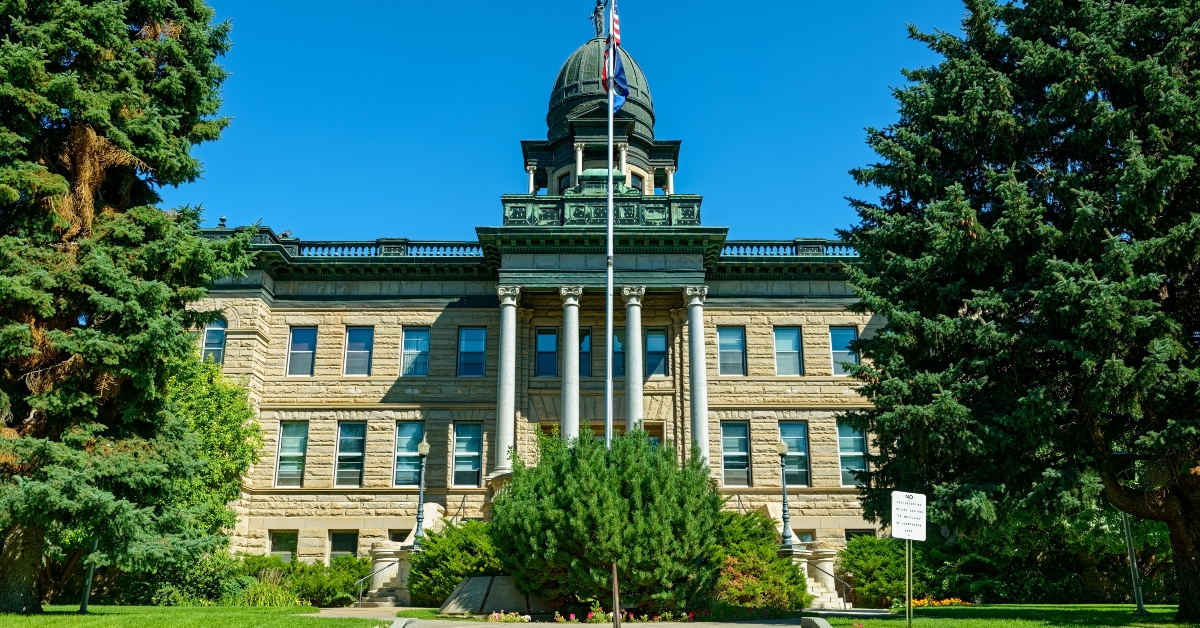 front of the cascade county courthouse