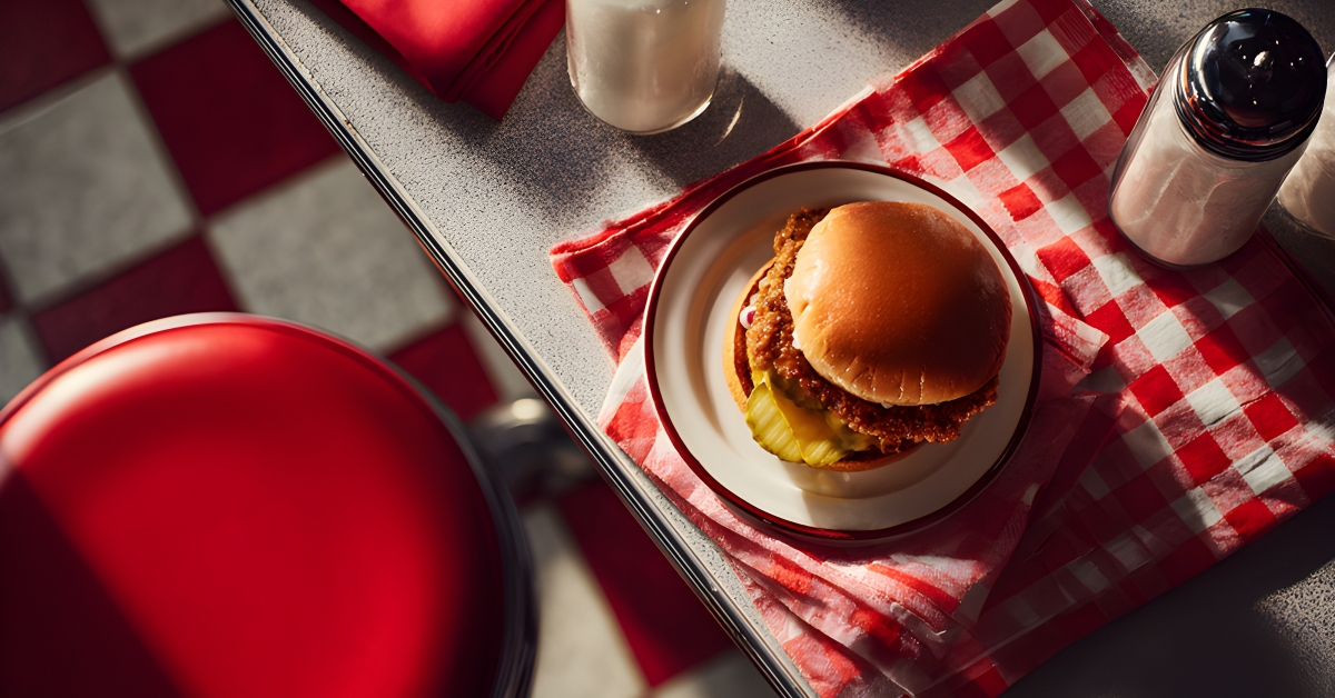 Nostalgic aesthetic with high-quality food photography