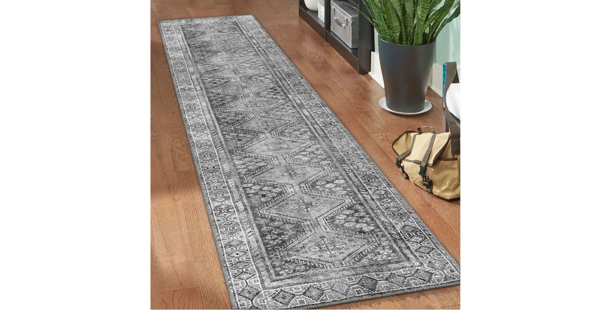 apache chenille runner rug theodora gray