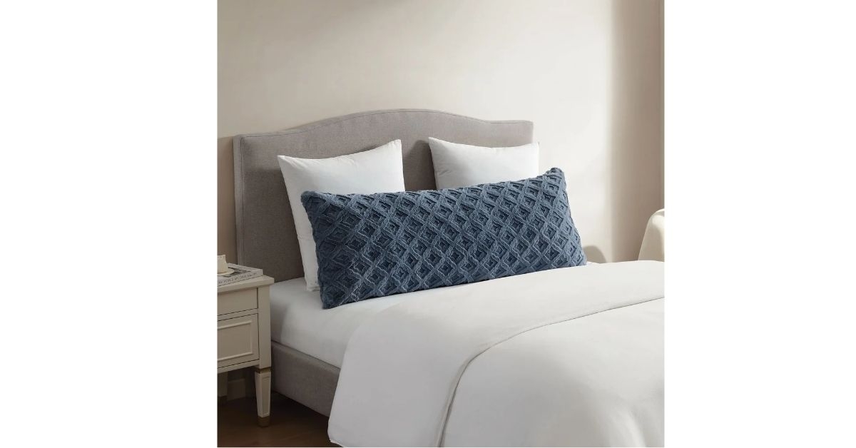 faux fur body pillow