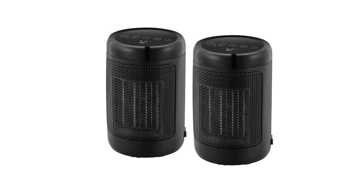 omniheat digital ceramic personal heater