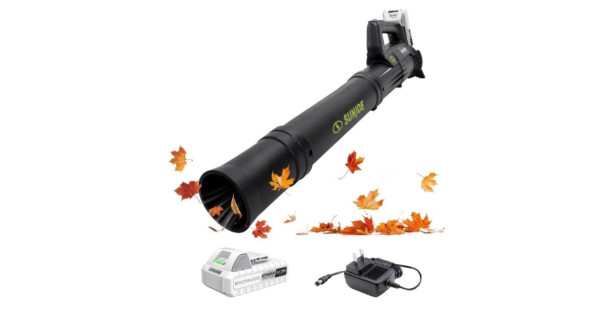 sun joe cordless turbine jet blower