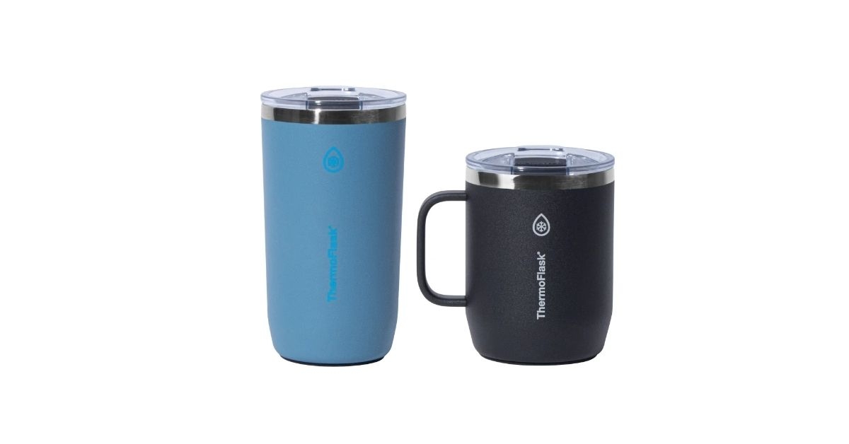 thermoflask insulated coffee mug set