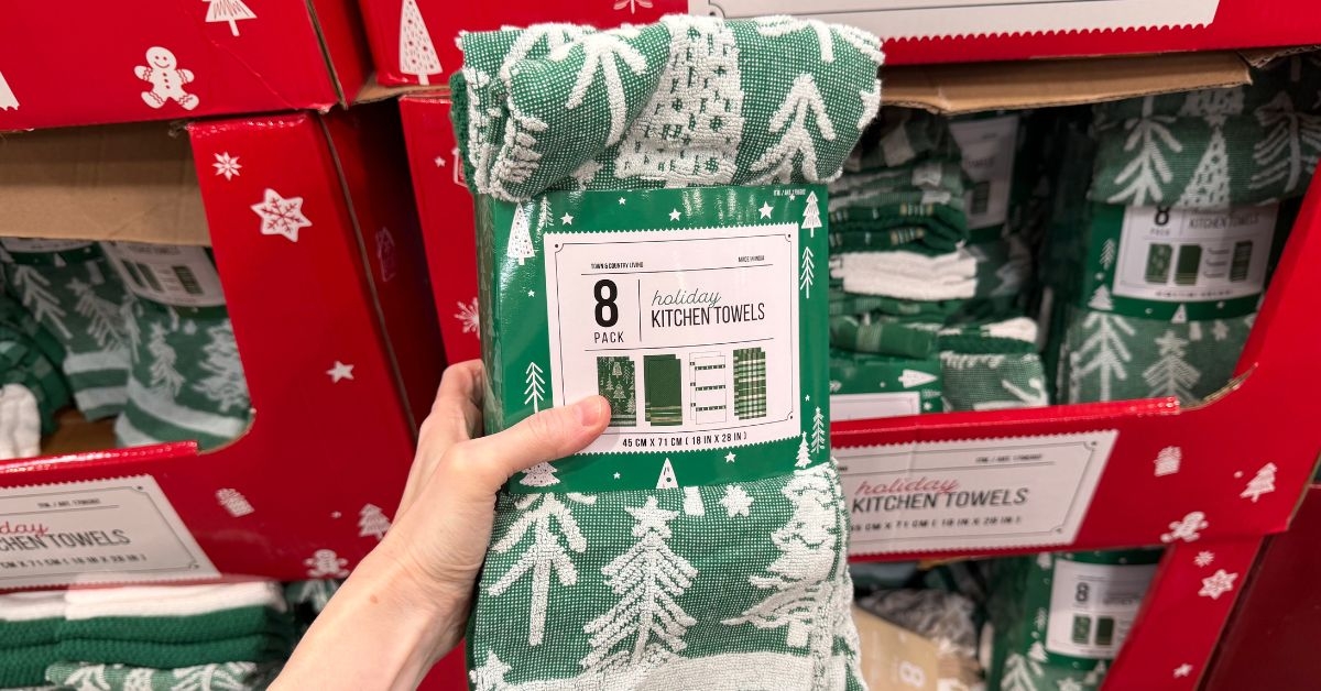 holiday kitchen towels