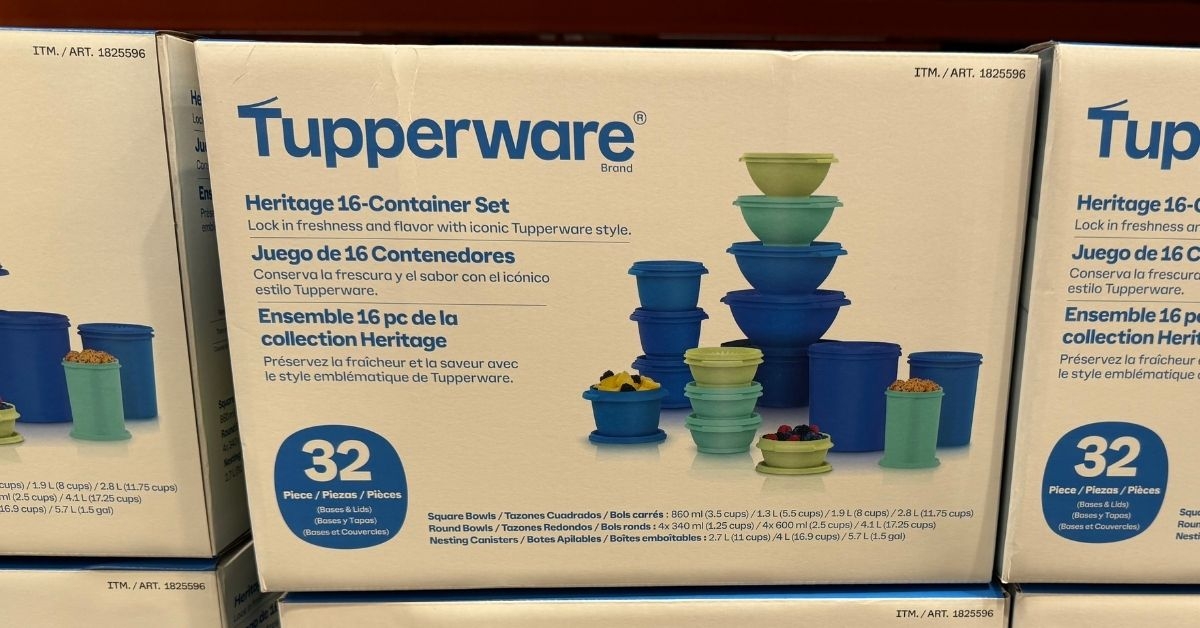 tupperware container set