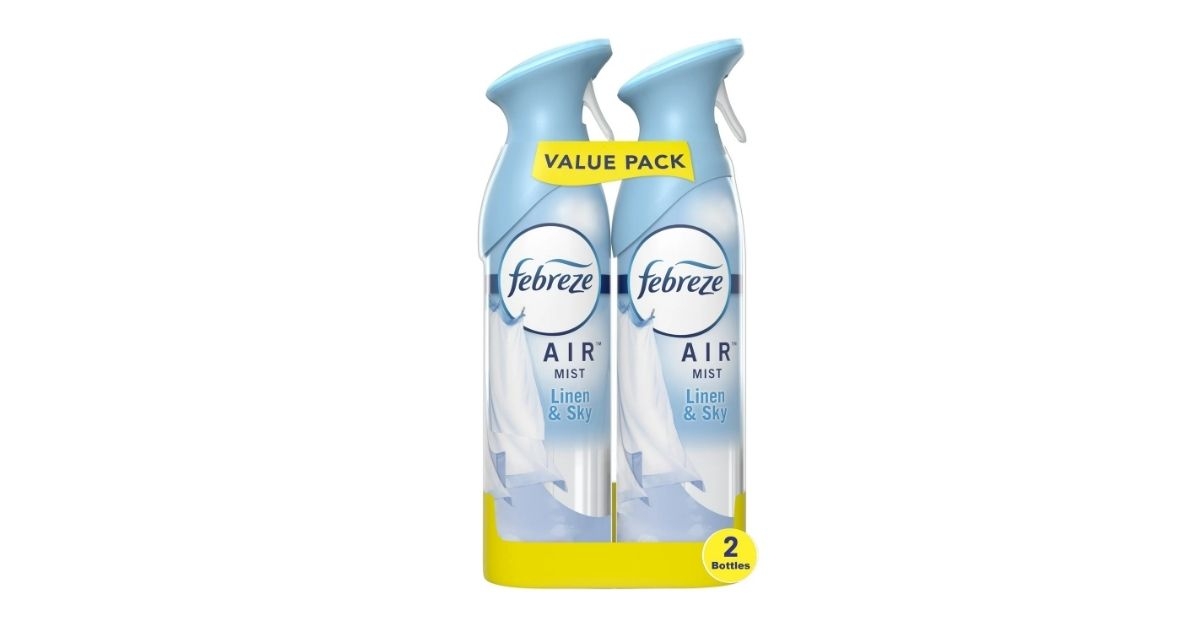 febreze linen sky air freshener spray