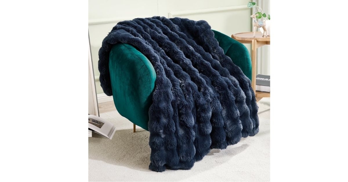fur throw blanket for couch
