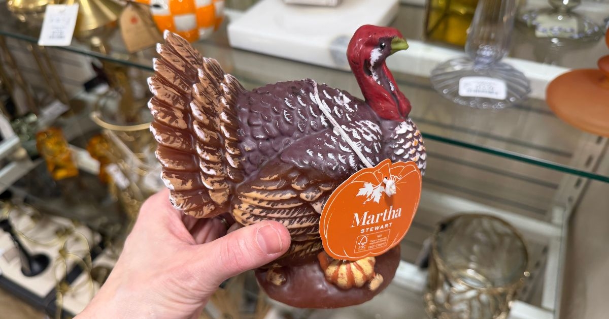 martha stewart turkey candle