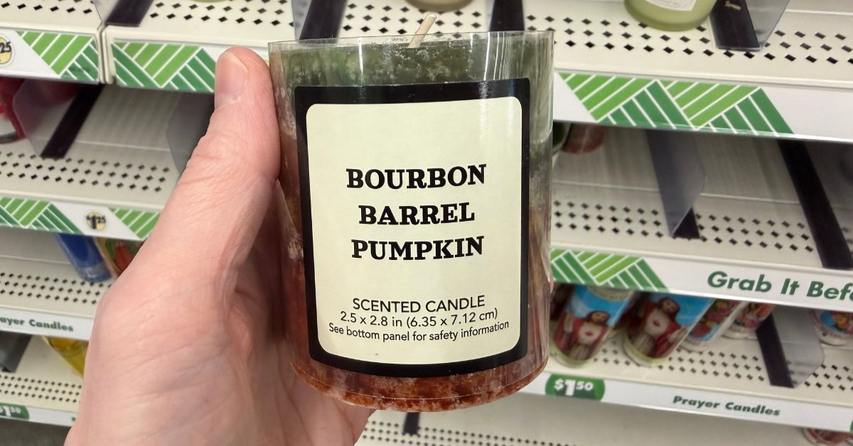 pumpkin scented candle